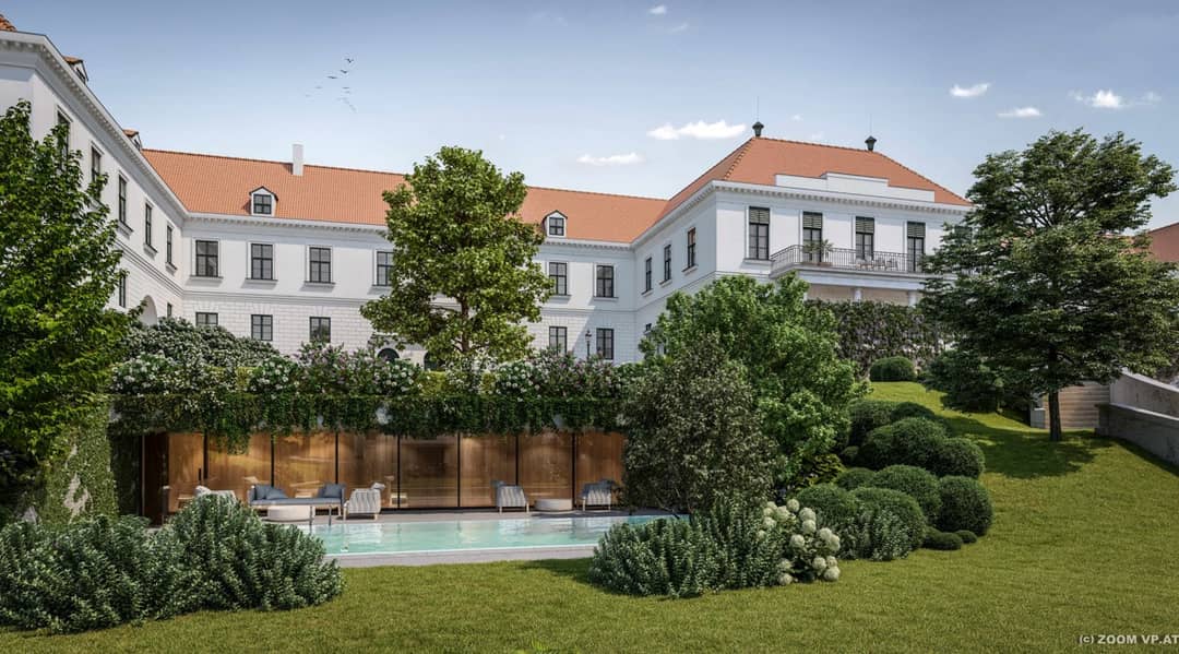 Apartment in Schlosspark Freihof with pool