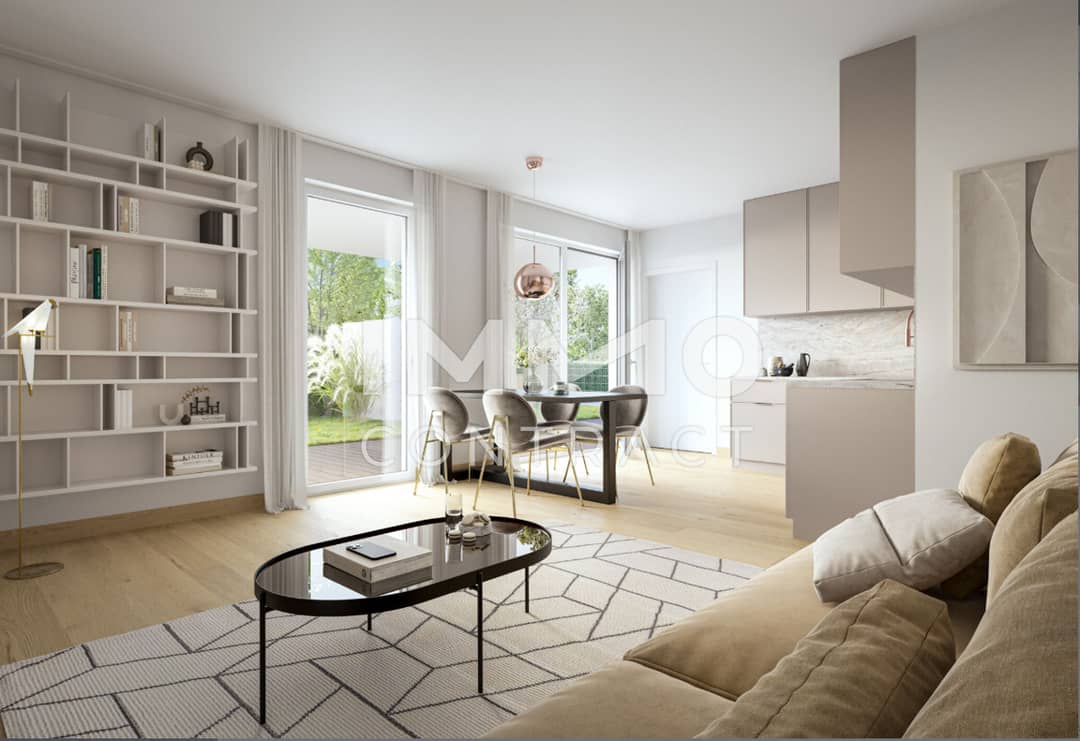 Wohnung in ruhiger Grünlage mit eigenem Garten und Terrasse