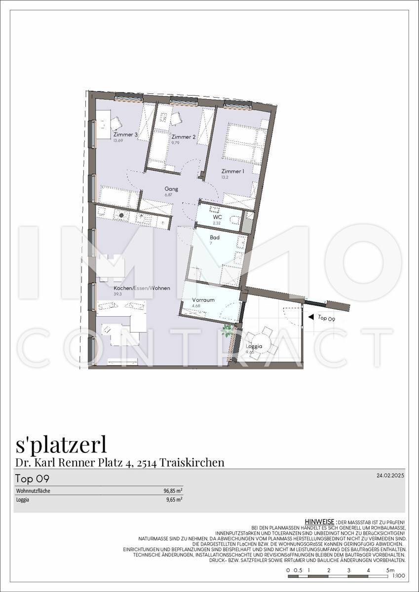 Wohnung im Zentrum von Traiskirchen Balkon Aufzug