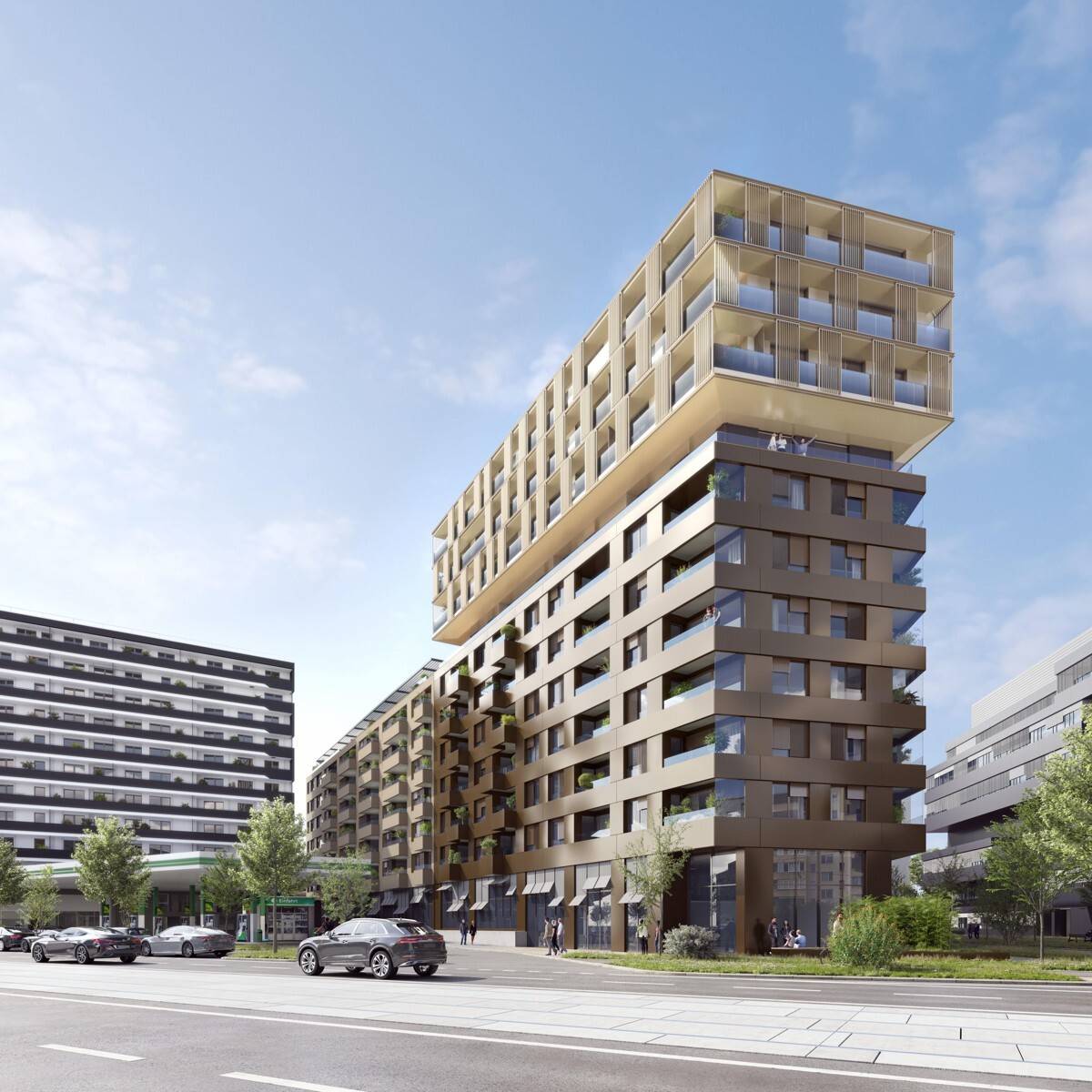 Wohnung nahe Hauptbahnhof in neuem Wohnhaus