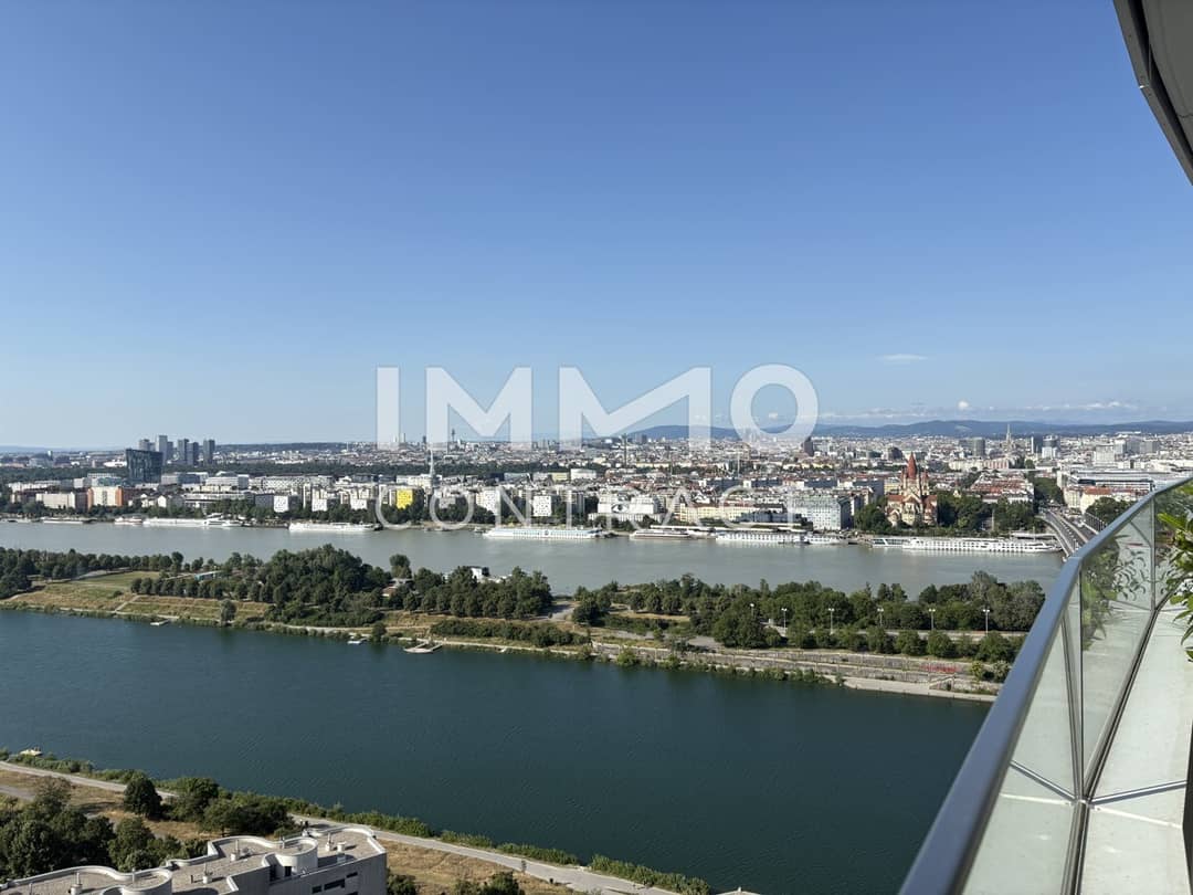 Wohnung mit Blick auf die Neue Donau Erstbezug