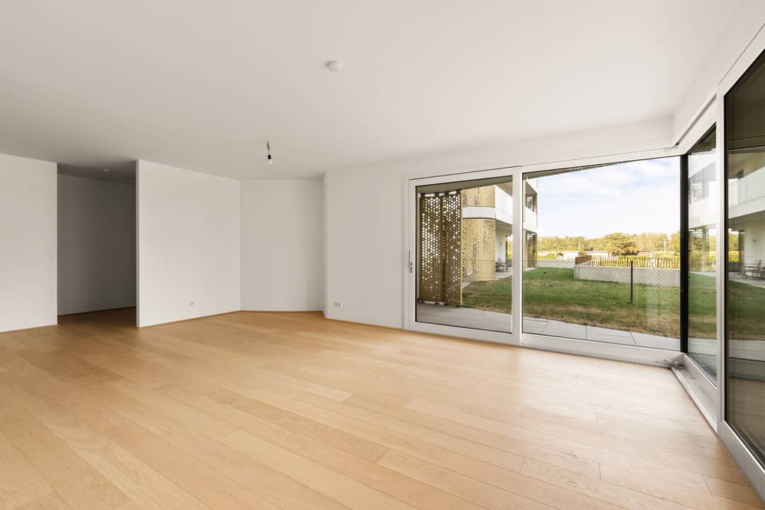 Wohnung an der Donau mit Privatgarten