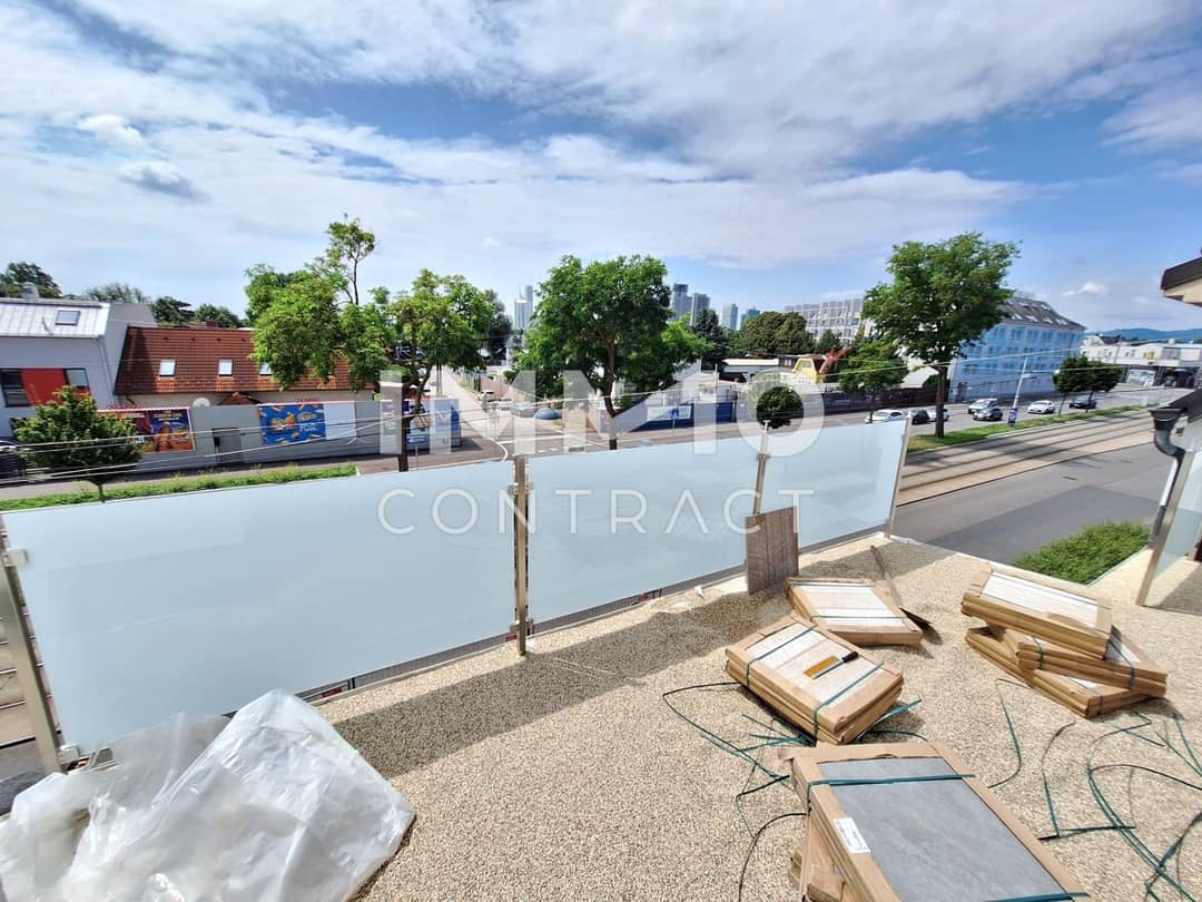 Wohnung nahe der Alten Donau mit Freiflächen im Neubau