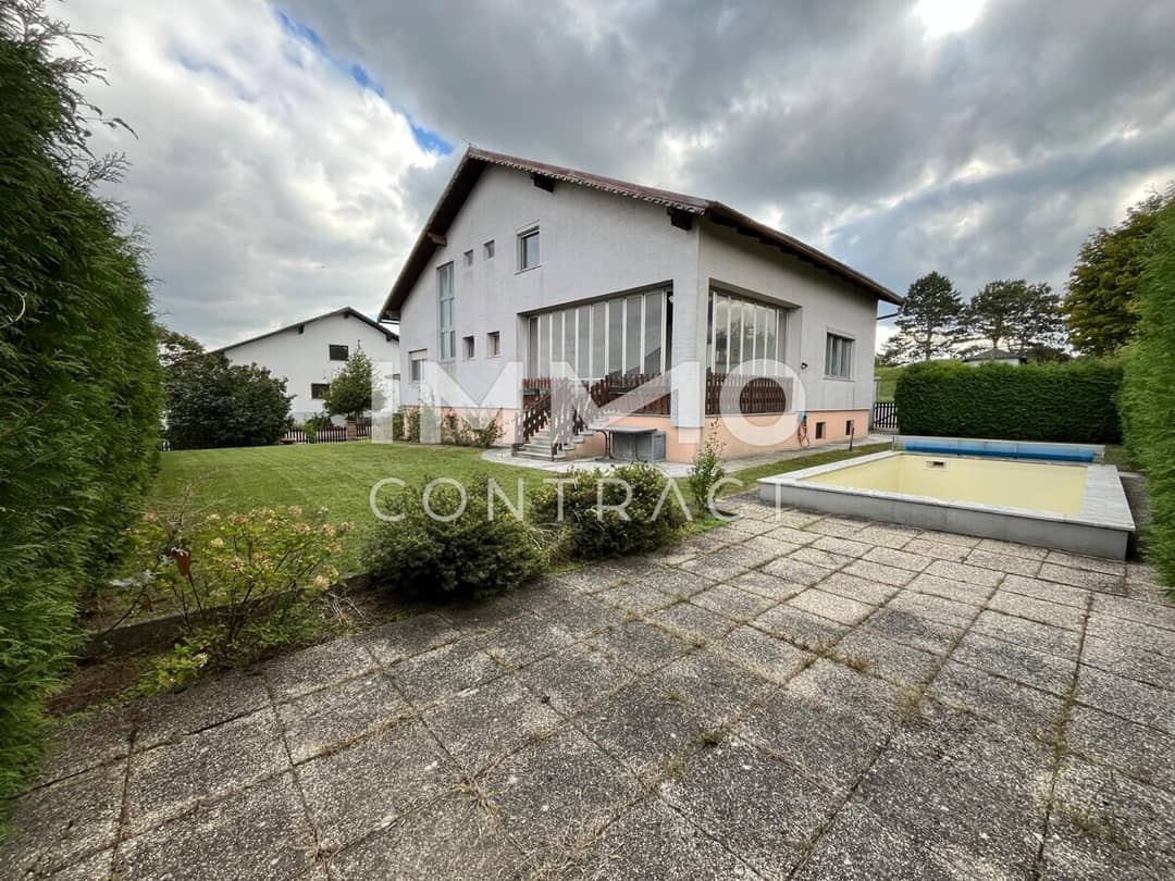 Einfamilienhaus mit Pool, und PV-Anlage 
nur wenige Autominuten von Wien entfernt