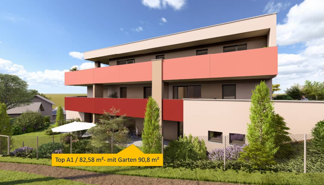 Wohnung mit Gartenanteil in zentraler Lage