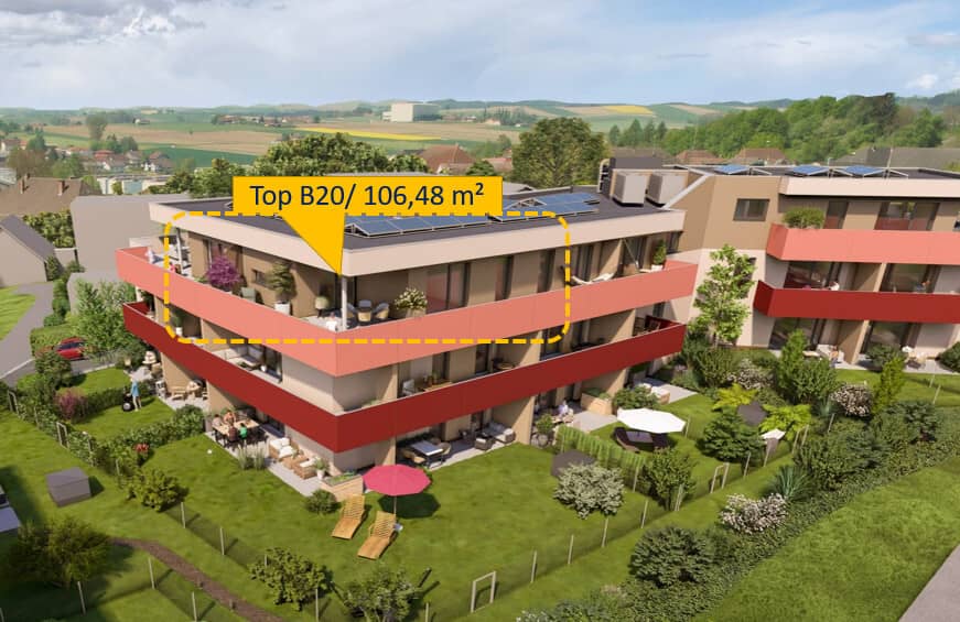 Dachgeschosswohnung mit Weitblick und Terrasse