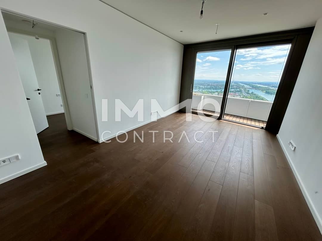 Wohnung im 38 Stock Erstbezug mit Blick auf die Alte Donau