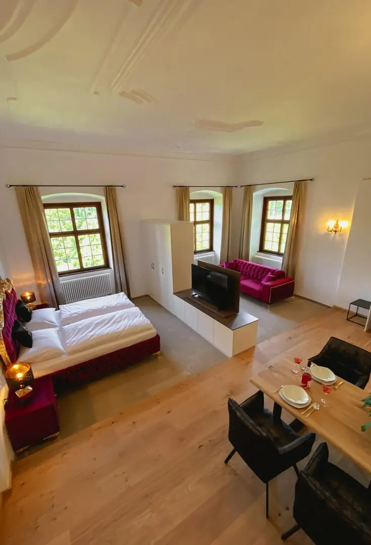 Castle apartment with quiet location and lift