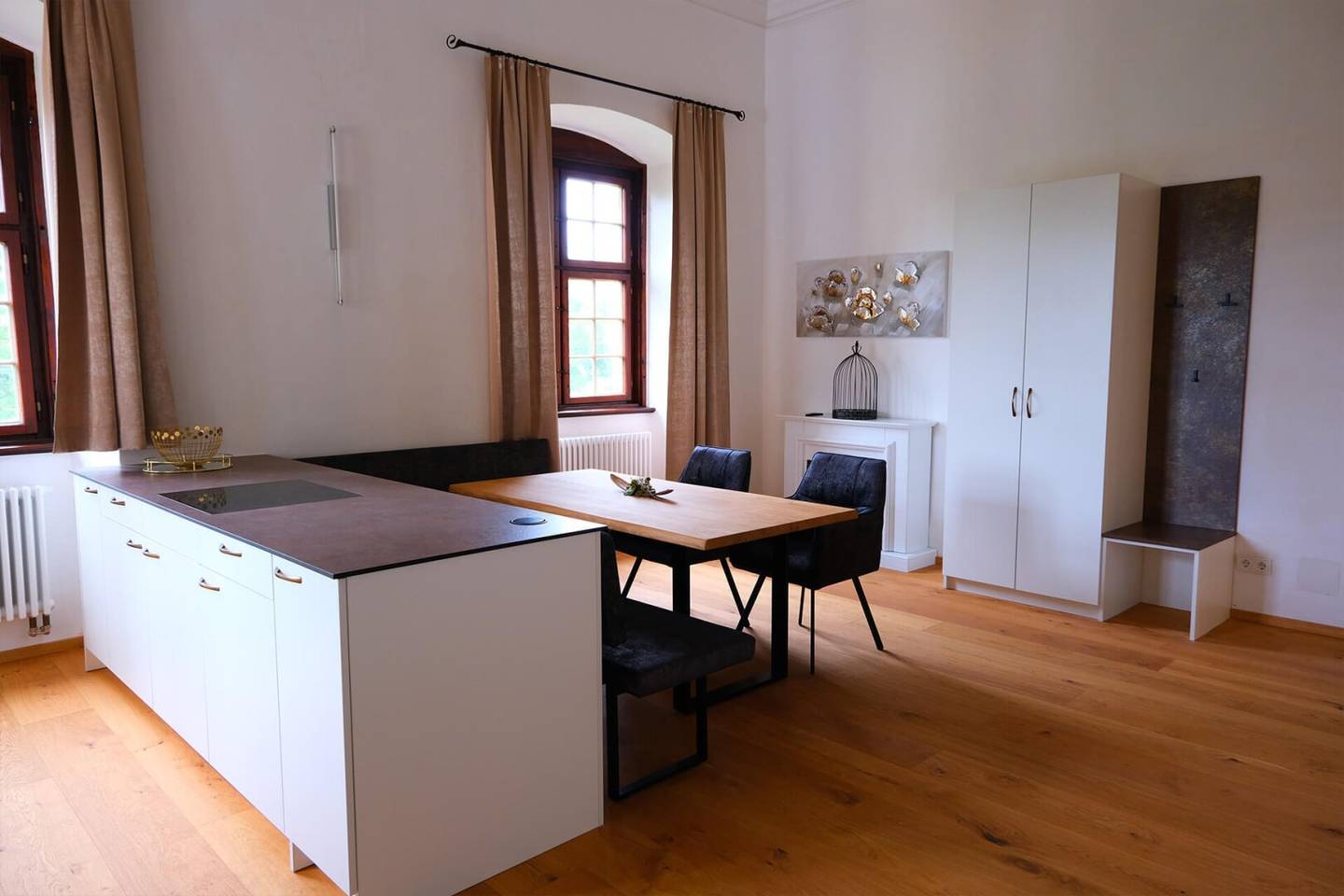 Castle apartment quiet location green view