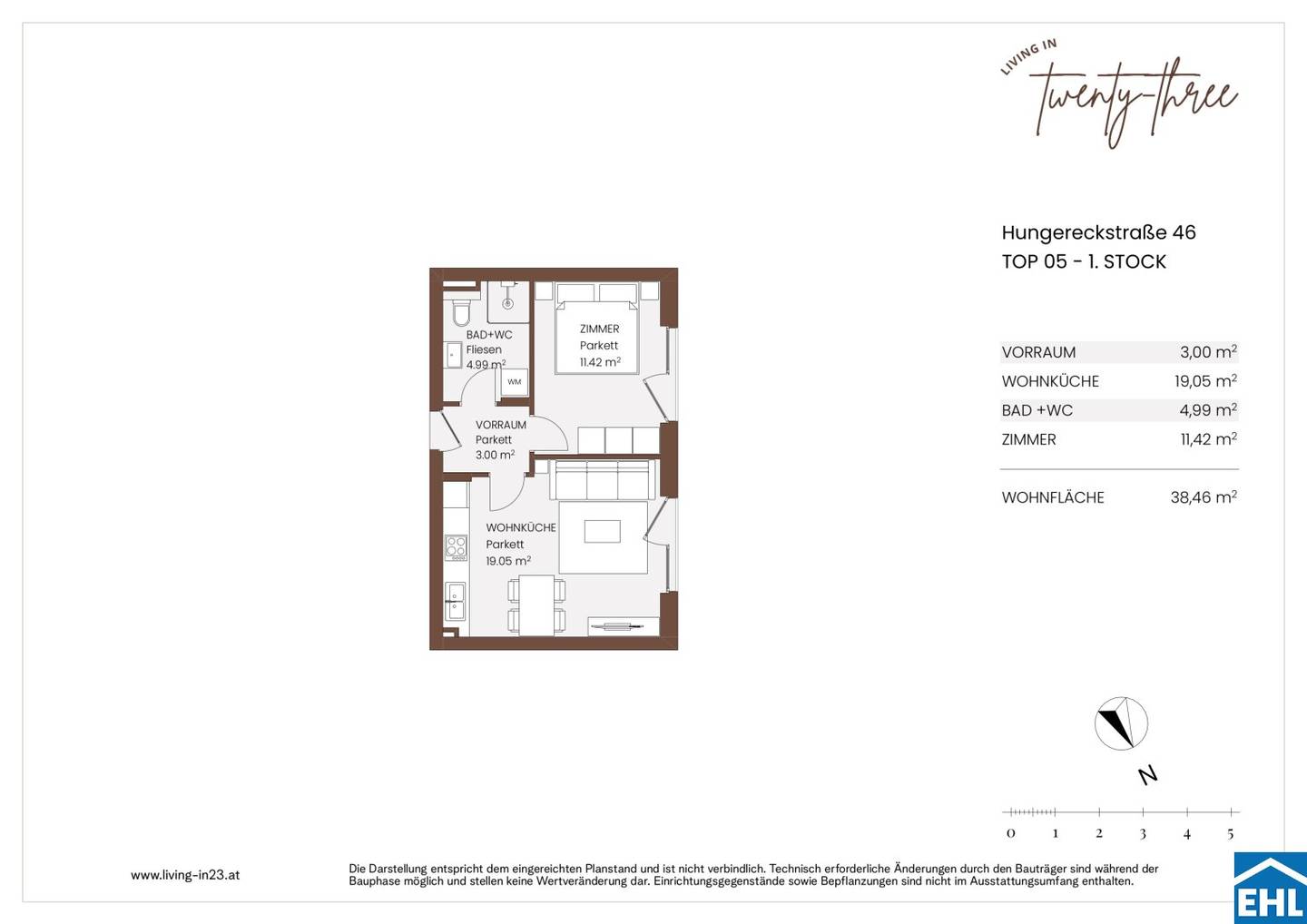 Apartment first occupancy in wood hybrid construction