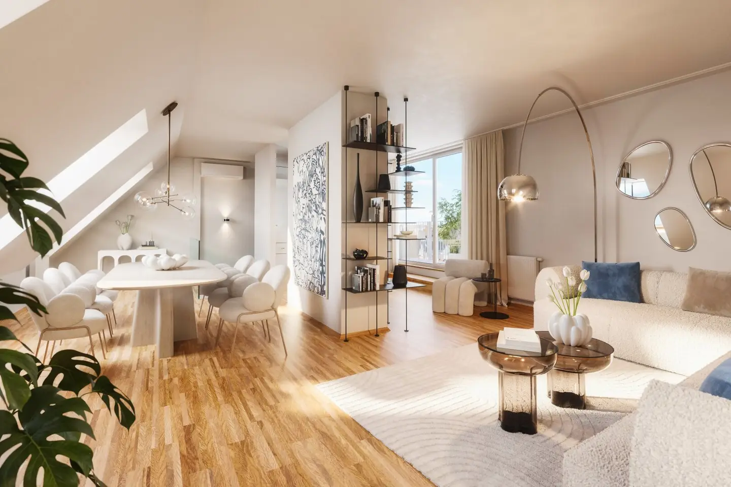 Frisch saniert - Lichtdurchflutete Dachgeschoss-Maisonette mit Terrasse