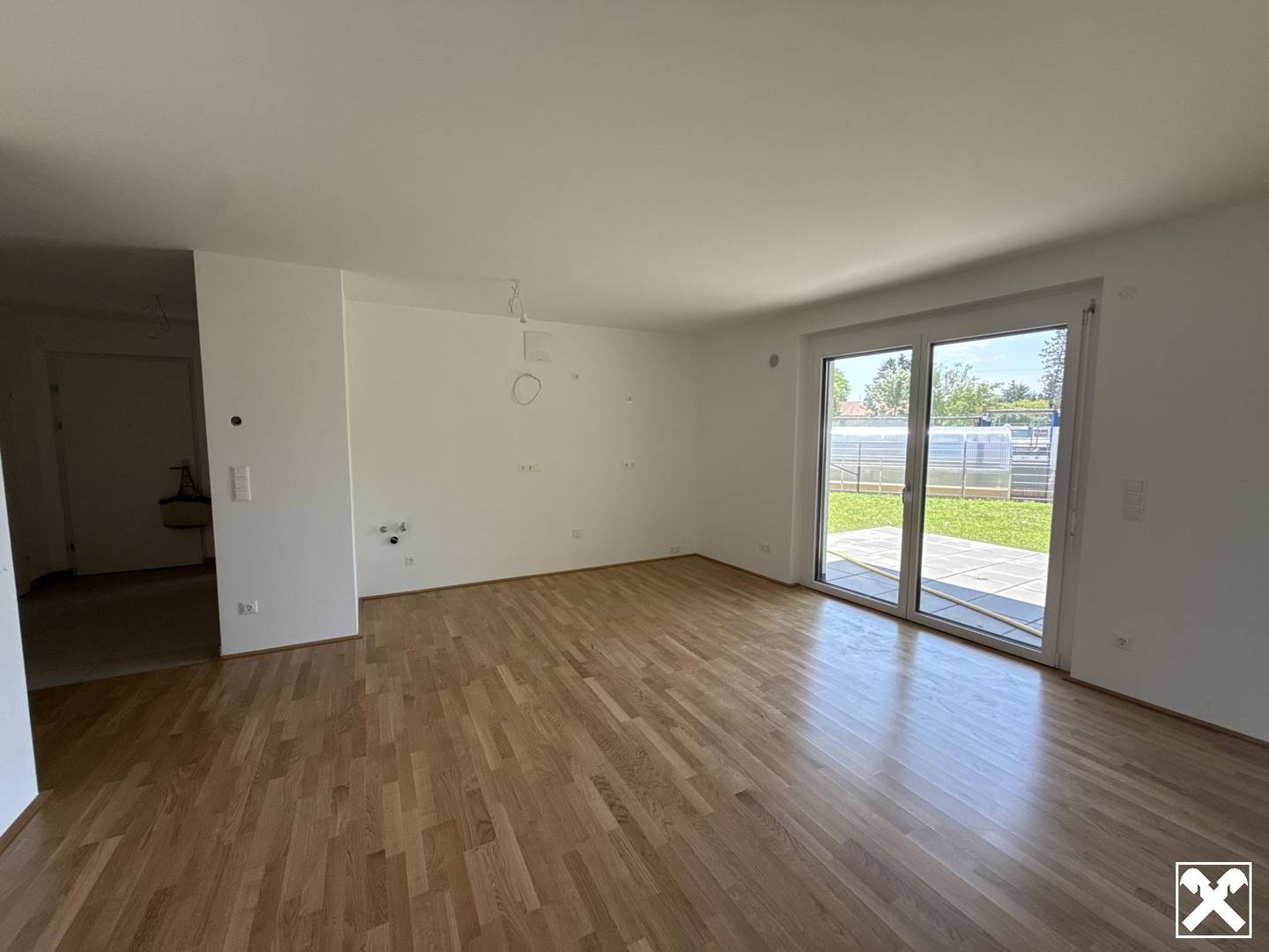 Ground floor apartment with garden and quiet location