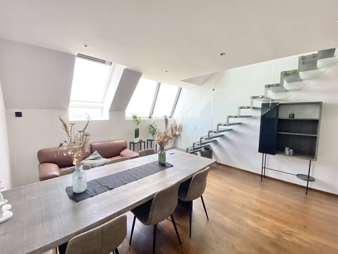 Dachgeschosswohnung mit Terrasse und Weitblick
