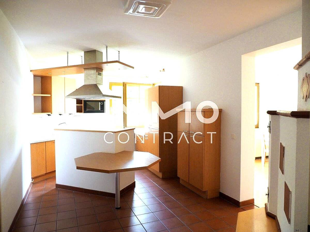 Forest edge apartment with loggia and garden