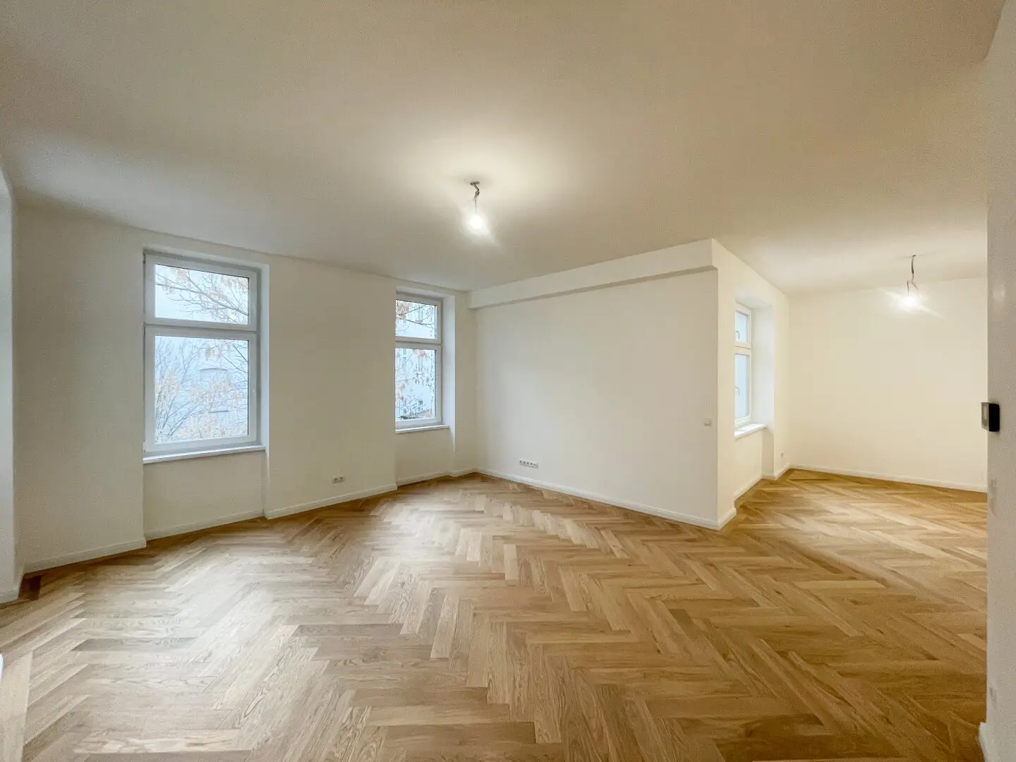 Stylish Altbau apartment with herringbone parquet and optional balcony in Hietzing