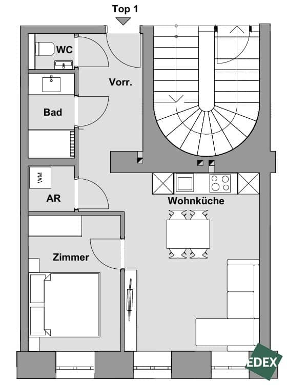 Marie | 2-room city apartment with perfect layout