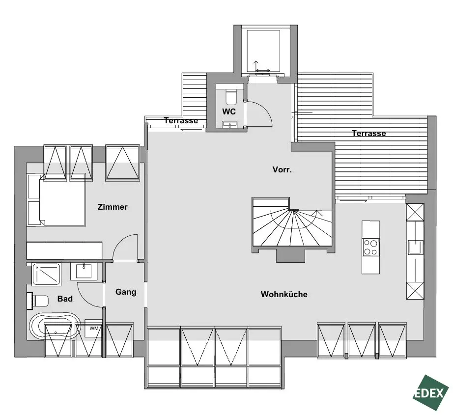 Marie | Licht. Luft. Lebensqualität – große Dachgeschoßwohnung mit Terrasse