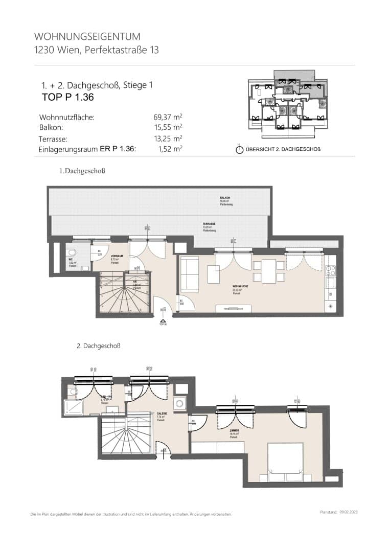 DREAM VIEW: MAISONETTE APARTMENT WITH TERRACE IN FIRST OCCUPANCY