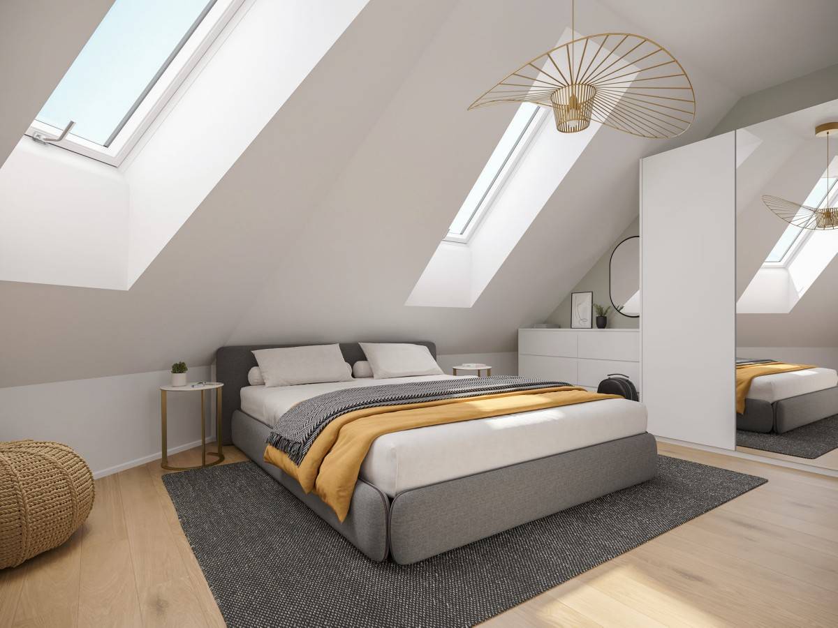 Dachgeschosswohnung Neubau mit Balkon und Aufzug