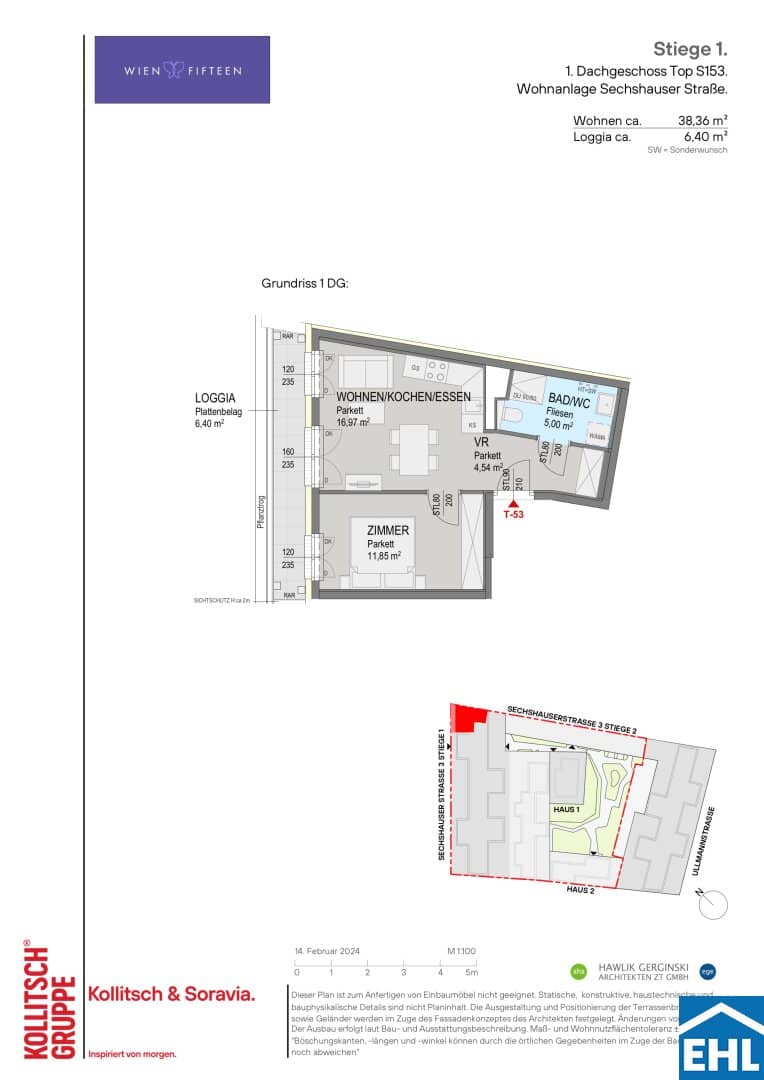 New Build Apartment First Occupancy Loggia U6