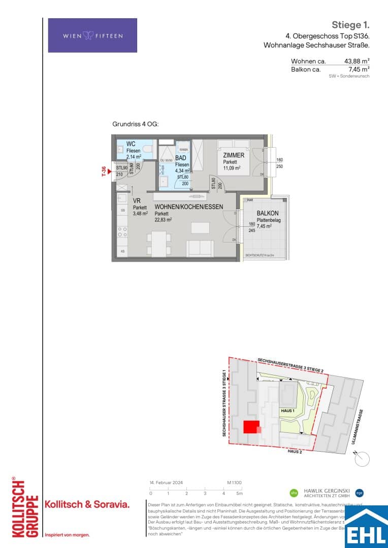 Vorsorgewohnung with direct U6 connection