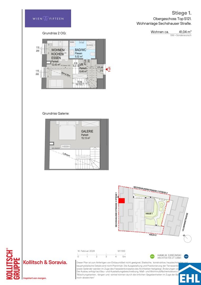Apartment with U6 access and renovated Altbau