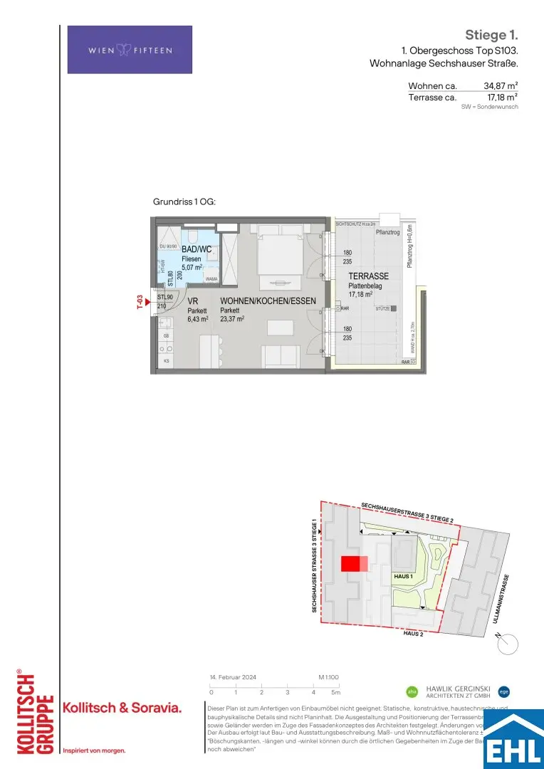 Wohnung Erstbezug Neubau nahe U6