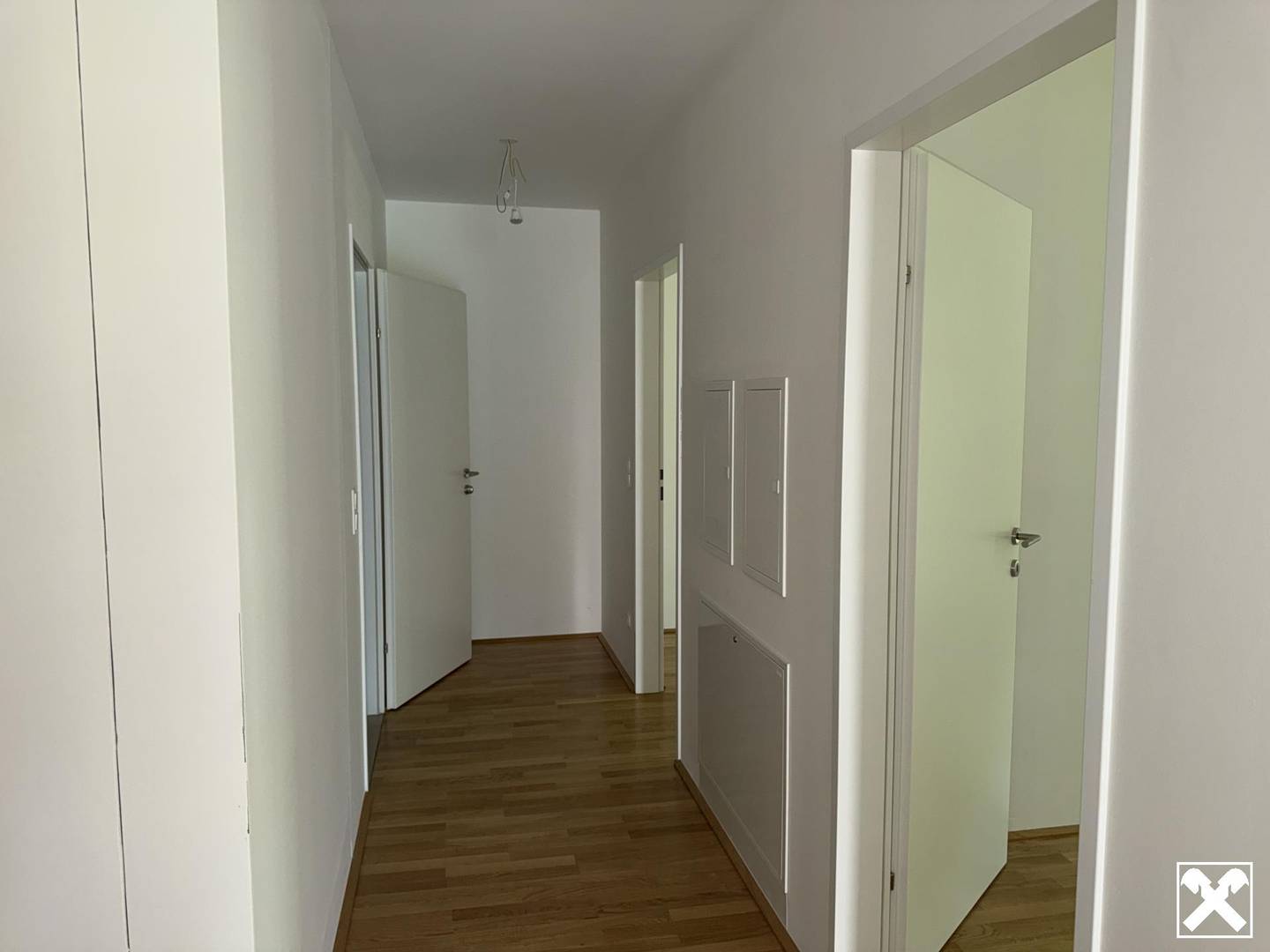 Apartment with garden and two parking spaces