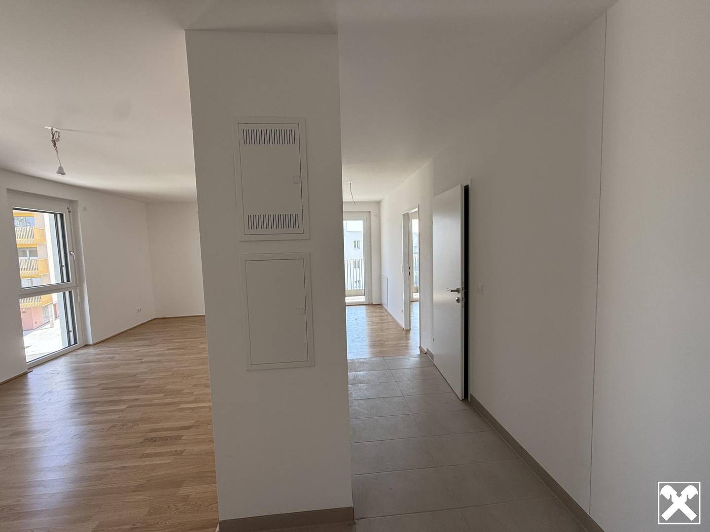Modern apartment with balcony and underground parking