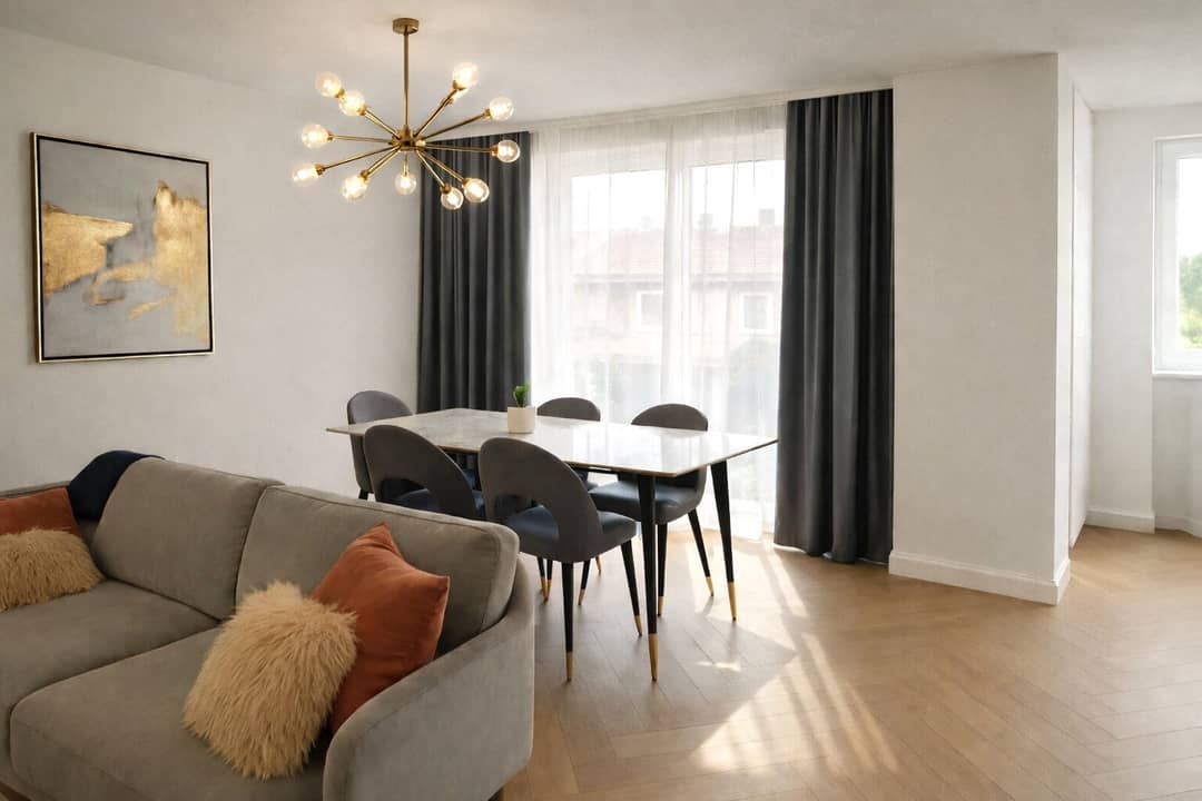 Wohnung mit Stadtblick und Balkon