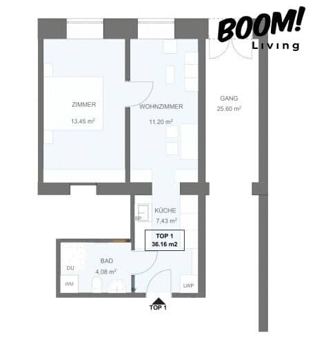 Revitalisierte Dachgeschosswohnung mit Südwest Terrasse und Weitblick