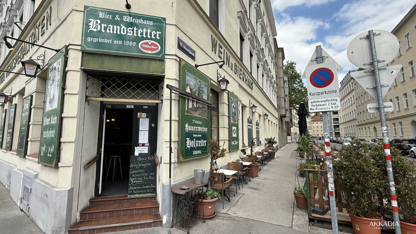 Bei geplanter U5 Station – Traditionsreiche Gastronomieliegenschaft mit historischem Flair