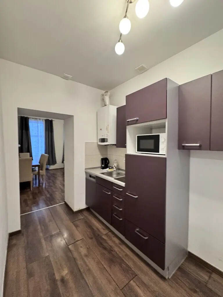Courtyard side furnished two room apartment