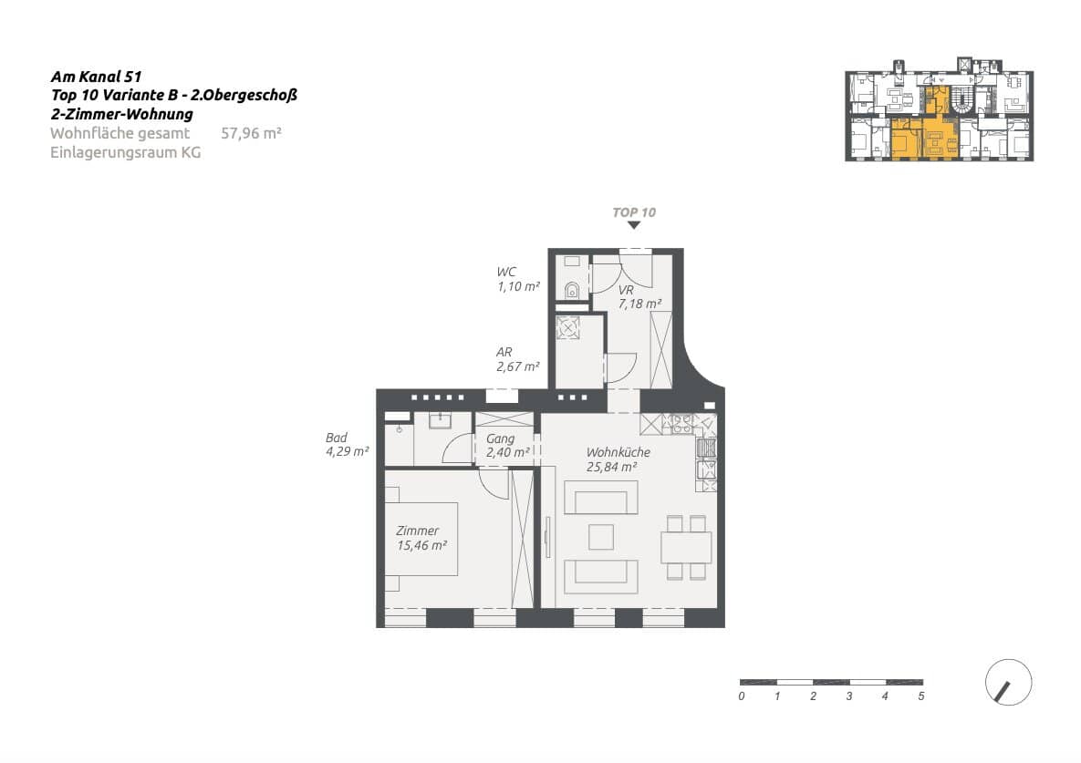 Altbauwohnung mit Balkon und Parkblick