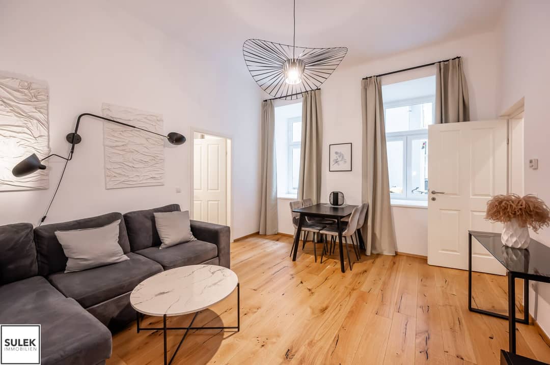 Altbauwohnung Hofruhelage Fußbodenheizung