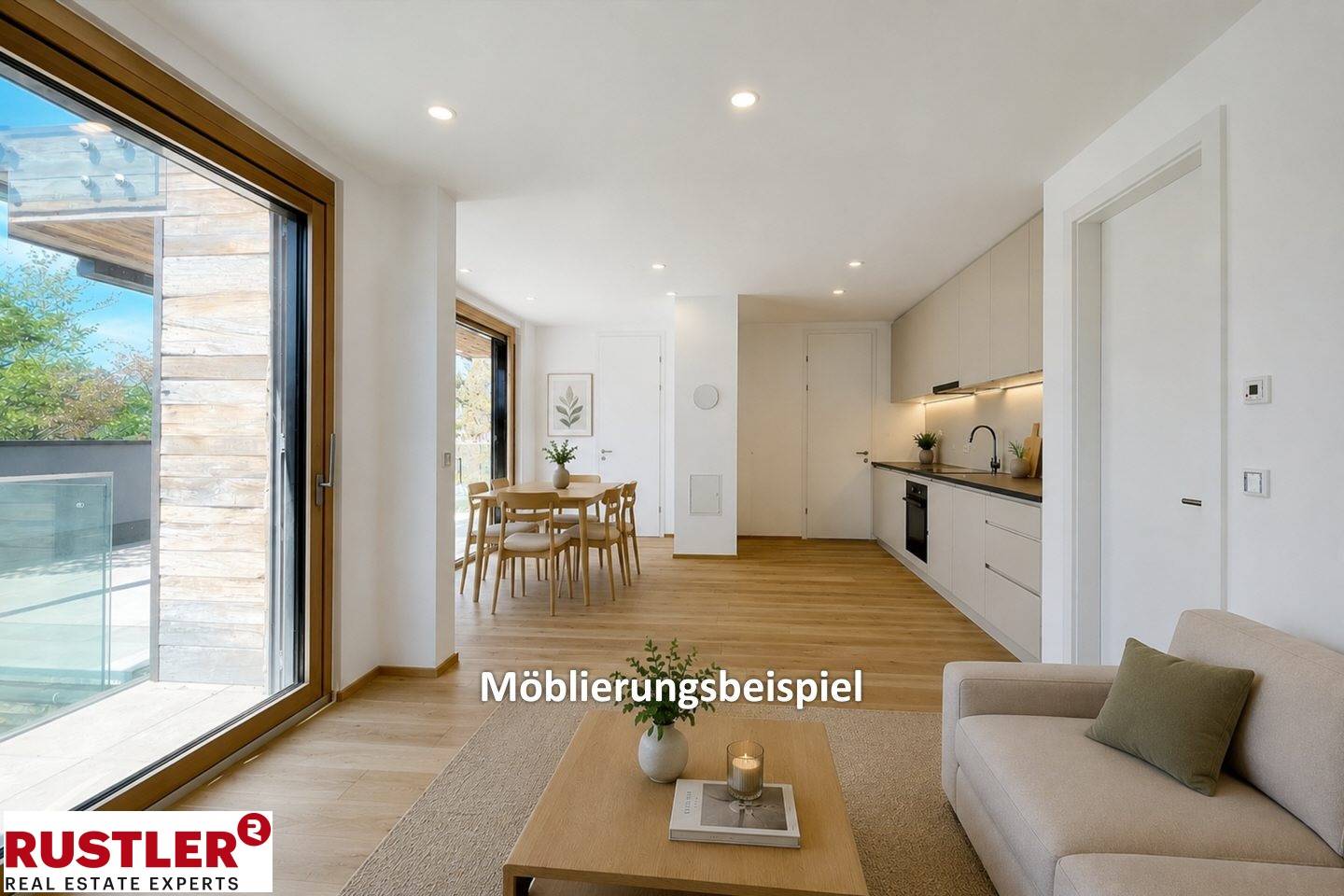 RESERVIERT! Westseitige 3 Zimmerwohnung mit ca. 30m² Terrasse und besonderem Wohngefühl