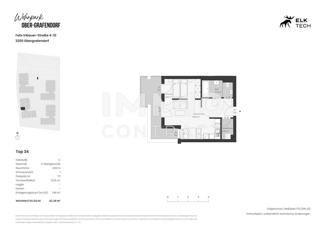 Apartment first occupancy Eco friendly construction near Ebersdorfer See