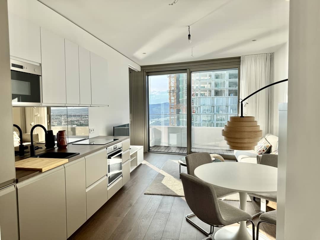 Apartment on New Danube with Pool