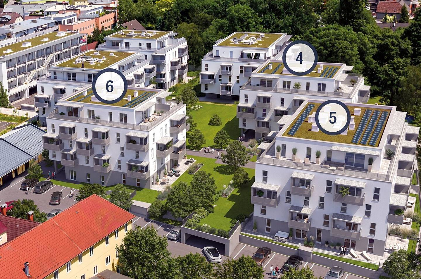 Graumann-Viertel – Neue Eigentumswohnungen in Traun