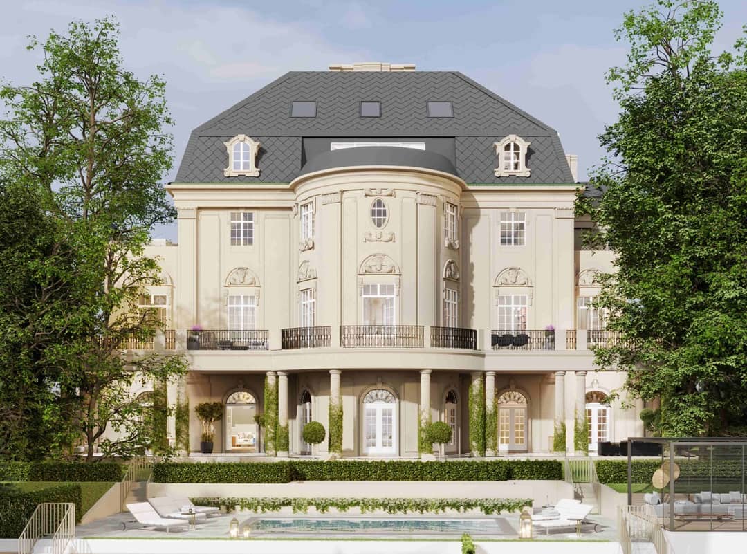 Penthouse in the Cottage Quarter near Türkenschanzpark with garden and pool