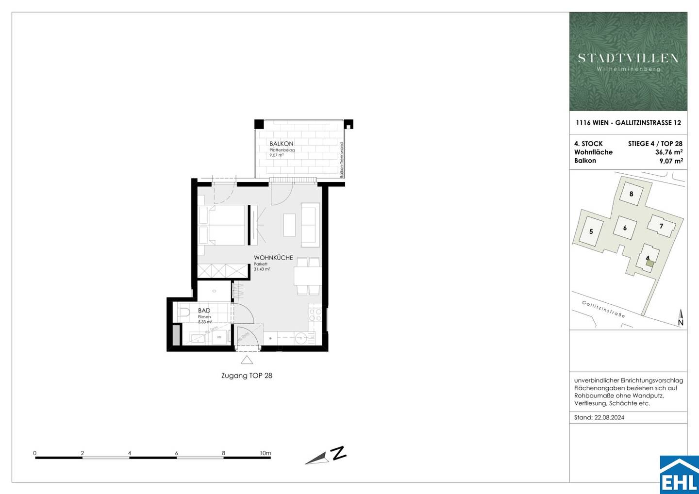 Wohnung Neubau Erstbezug Wilhelminen Cottage