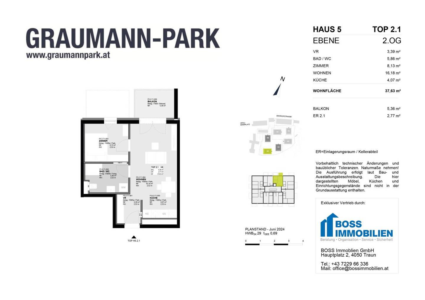 Erstbezug Wohnung im Graumann Park Zentrum