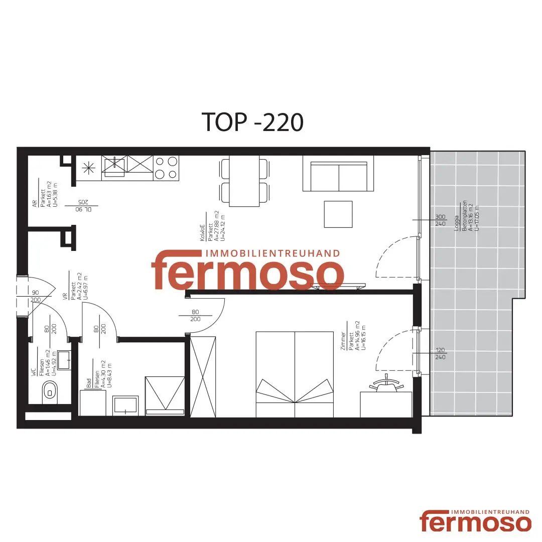 Tolle 2- Zimmer Neubauwohnung in Graz- ideal für Studenten, Familien oder Singles.