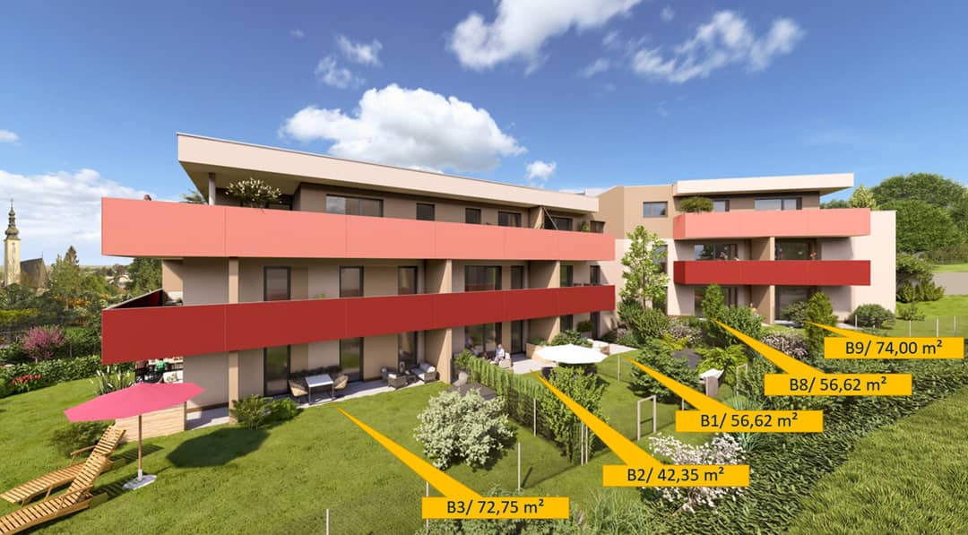 Erdgeschosswohnung Erstbezug Gartenterrasse