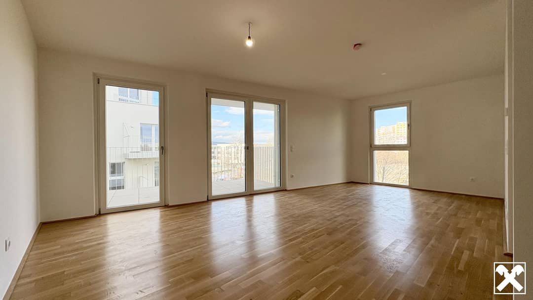 New build apartment with balcony quiet location