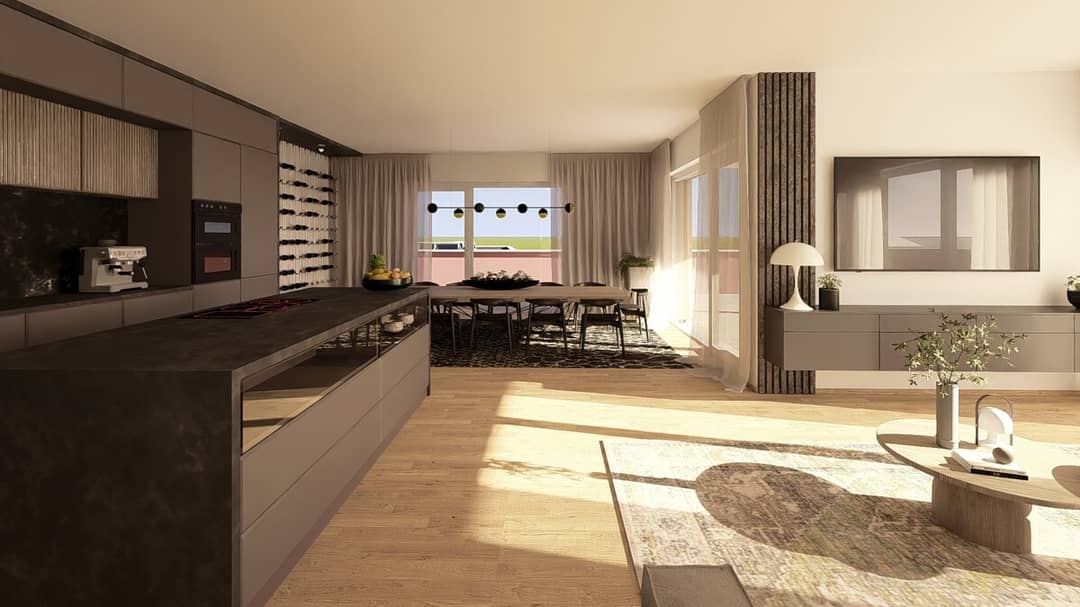 Dachgeschosswohnung mit Weitblick und Terrasse