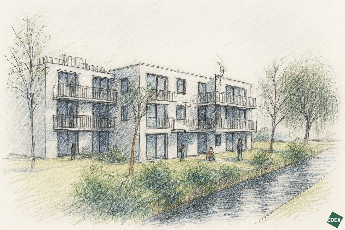 Attractive development project with building permit in Achau