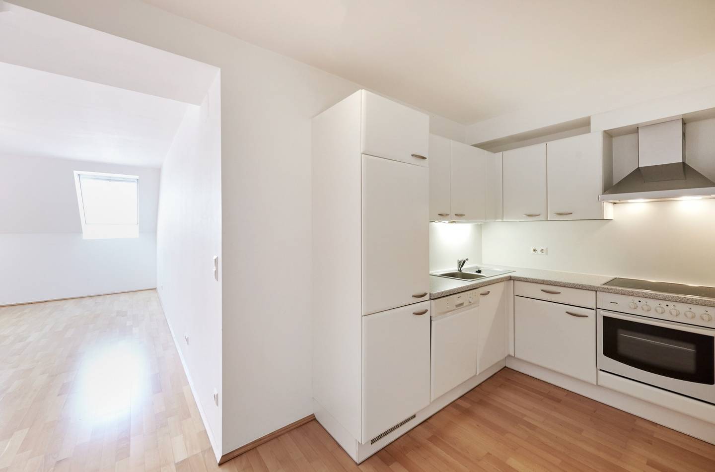 Attic apartment bright quiet with elevator