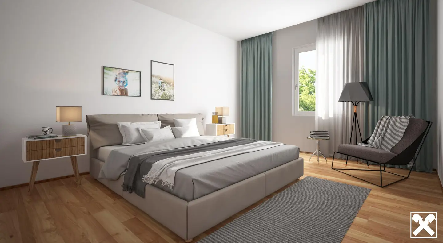 Apartment quiet location new build balcony transit access