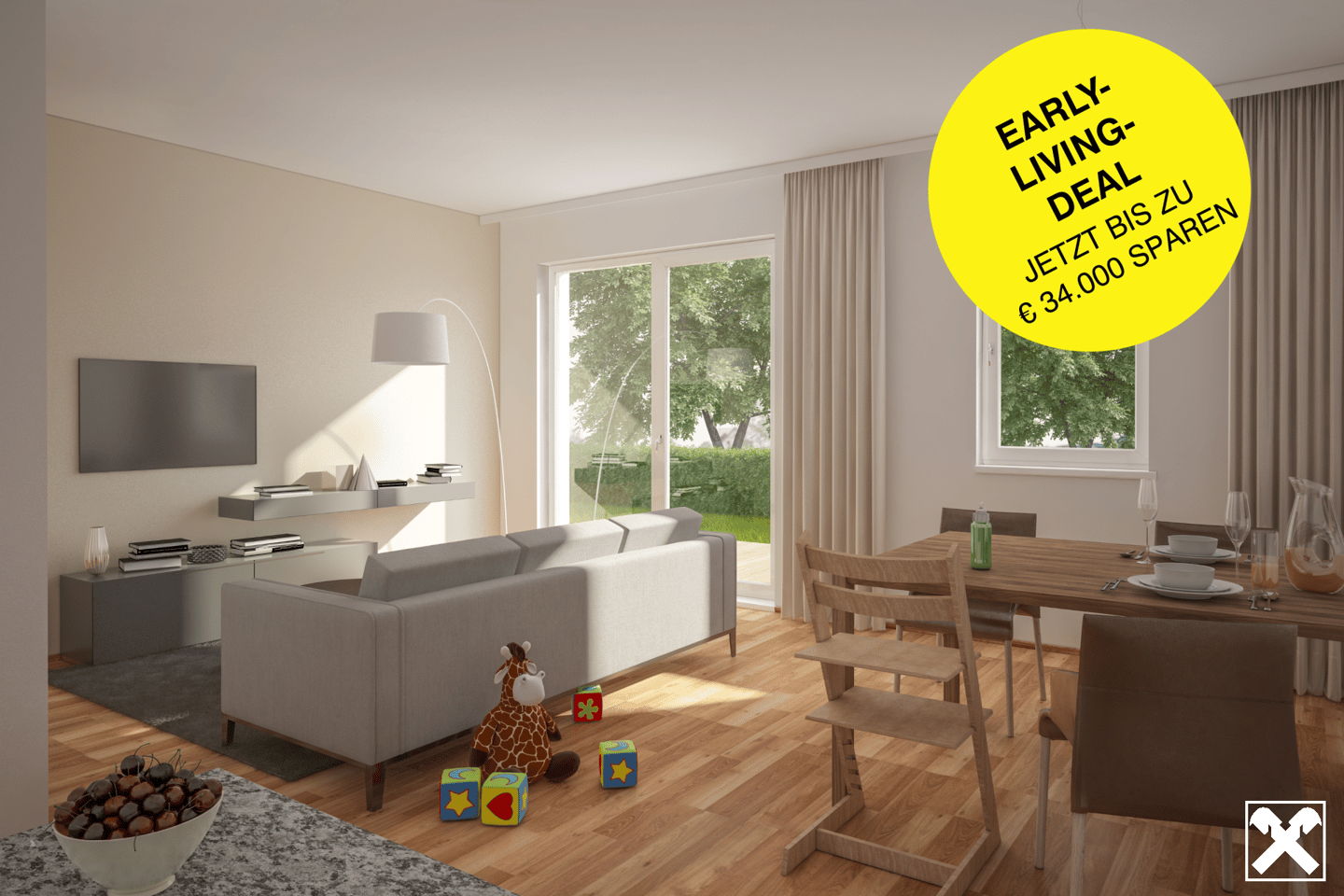 Apartment in the Eleventh District with garden and transport links